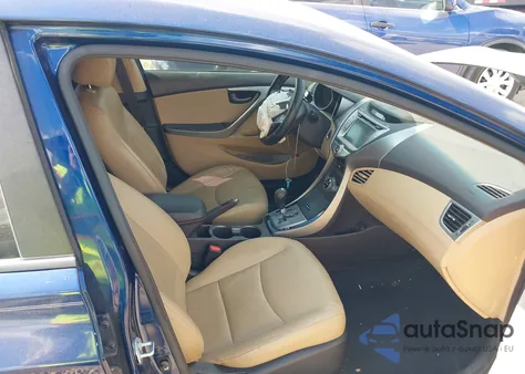 2013 Hyundai Elantra Limited from USA, damaged, VIN KMHDH4AE0DU696087